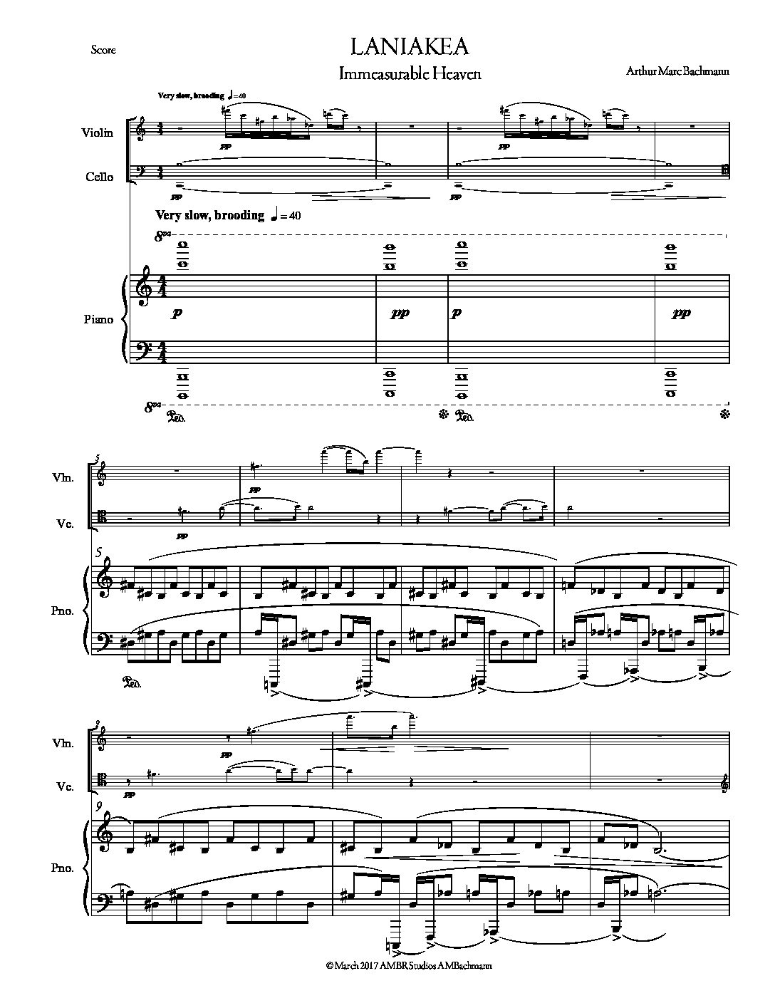 Laniakea - Arthur Bachmann - Score-6p