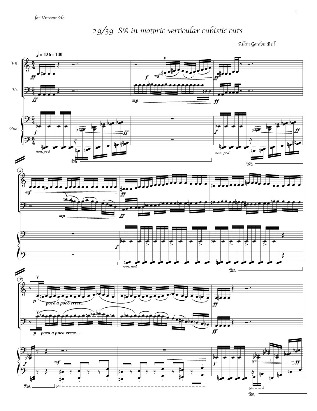 Allan Bell - 29_39 SA in motoric vorticular cubistic cuts - Score-6p